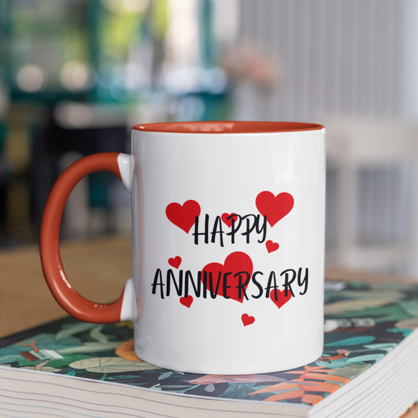 Love Message Anniversary Mug: Special Gift for Couples.