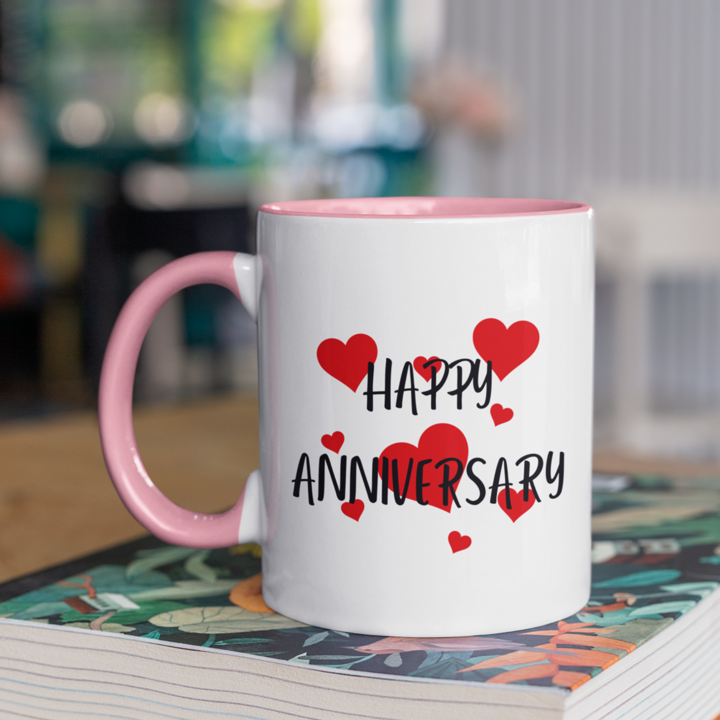 Love Message Anniversary Mug: Special Gift for Couples.