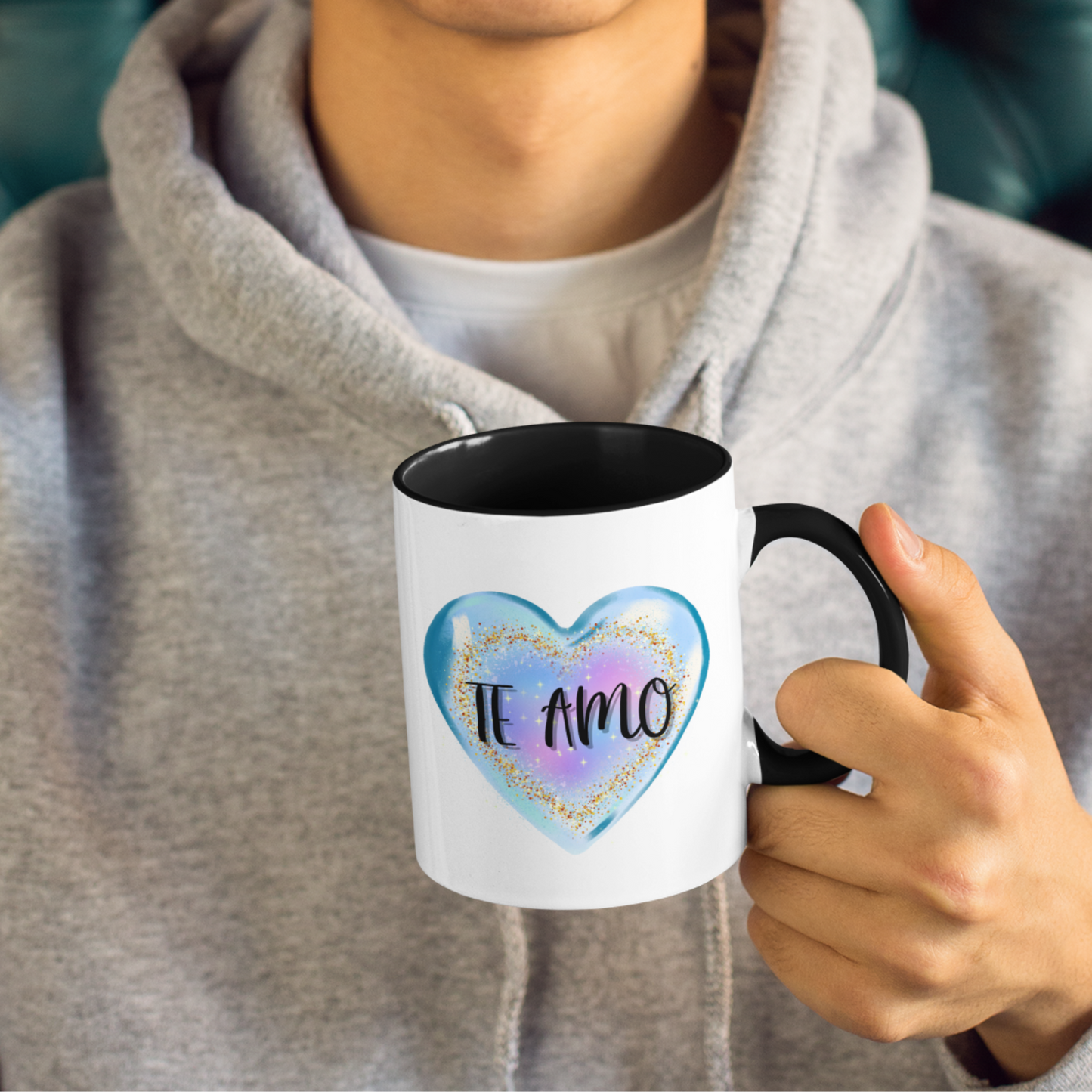 Spanish Love You Mug: Romantic Coffee Gift for Anniversary, Coffee Cup for Him or Her.