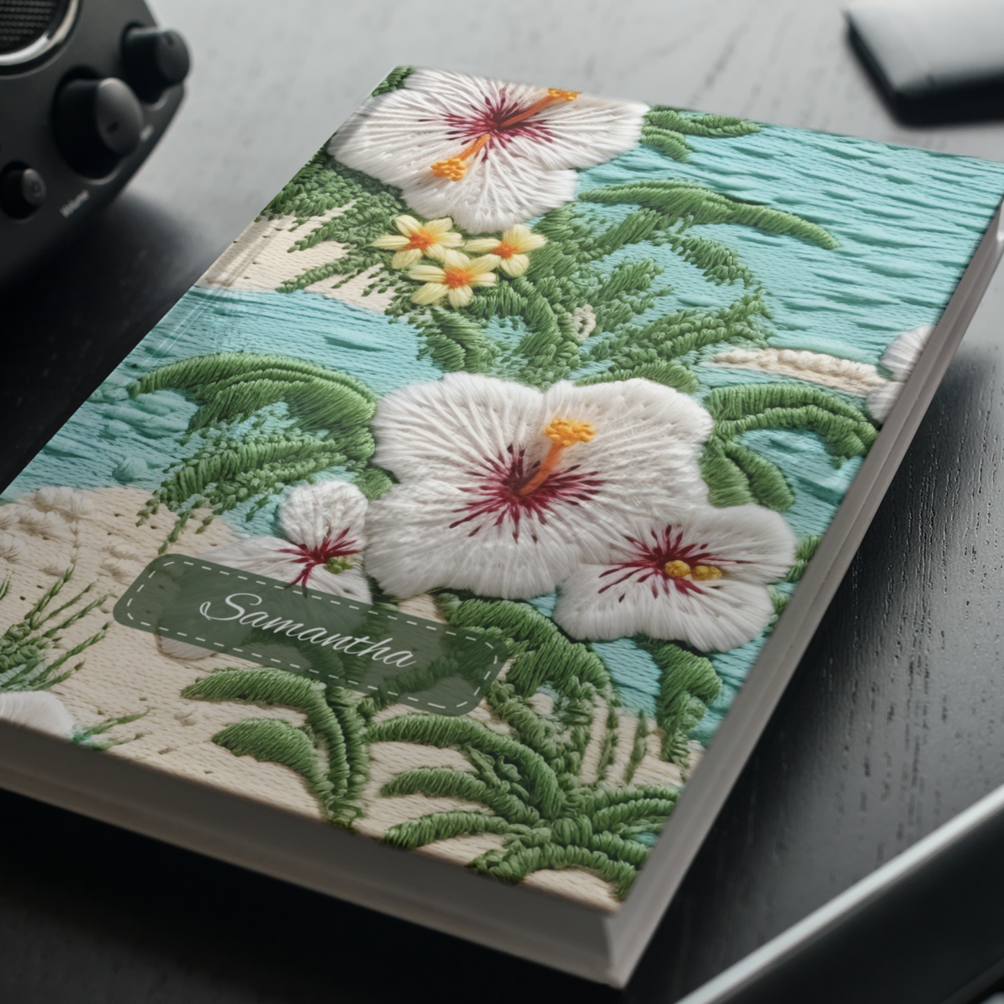 Spring-Summer Diary: Personalized Hardcover with Floral Designs.