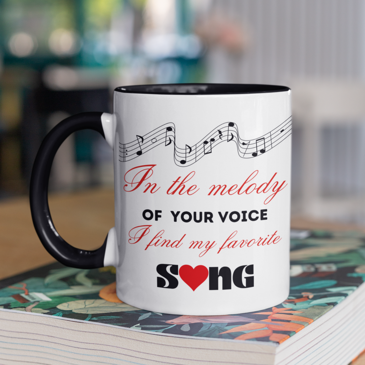 Taza de aniversario para amantes de la música: regalo perfecto para parejas.