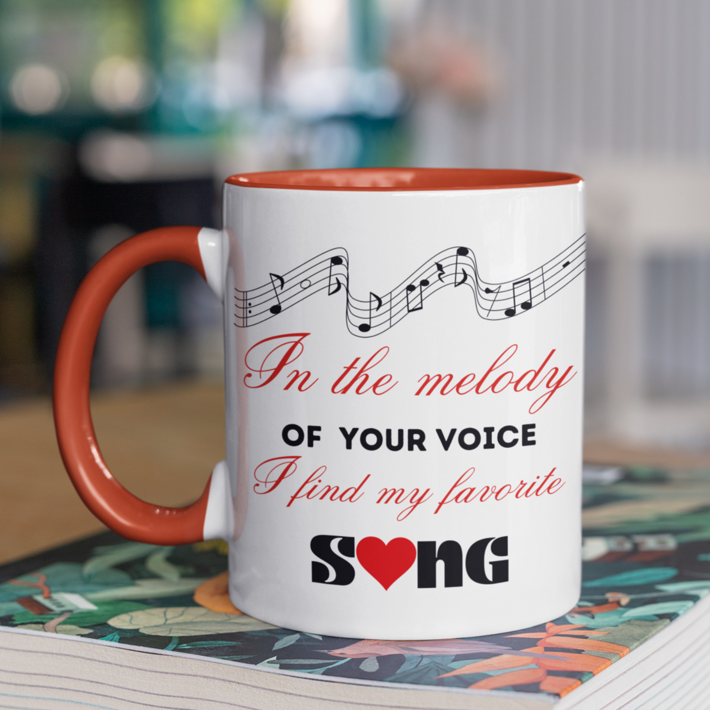 Taza de aniversario para amantes de la música: regalo perfecto para parejas.