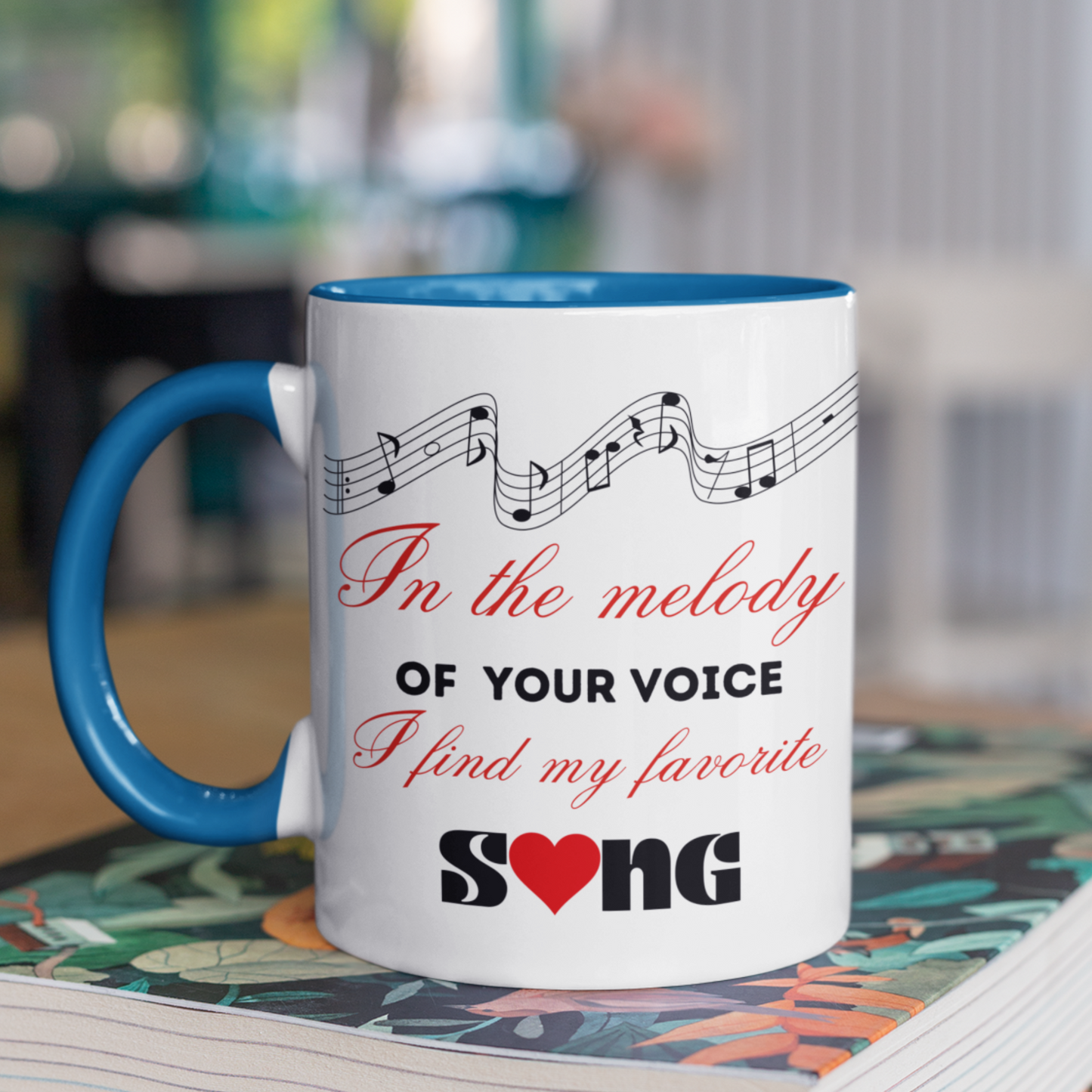 Taza de aniversario para amantes de la música: regalo perfecto para parejas.