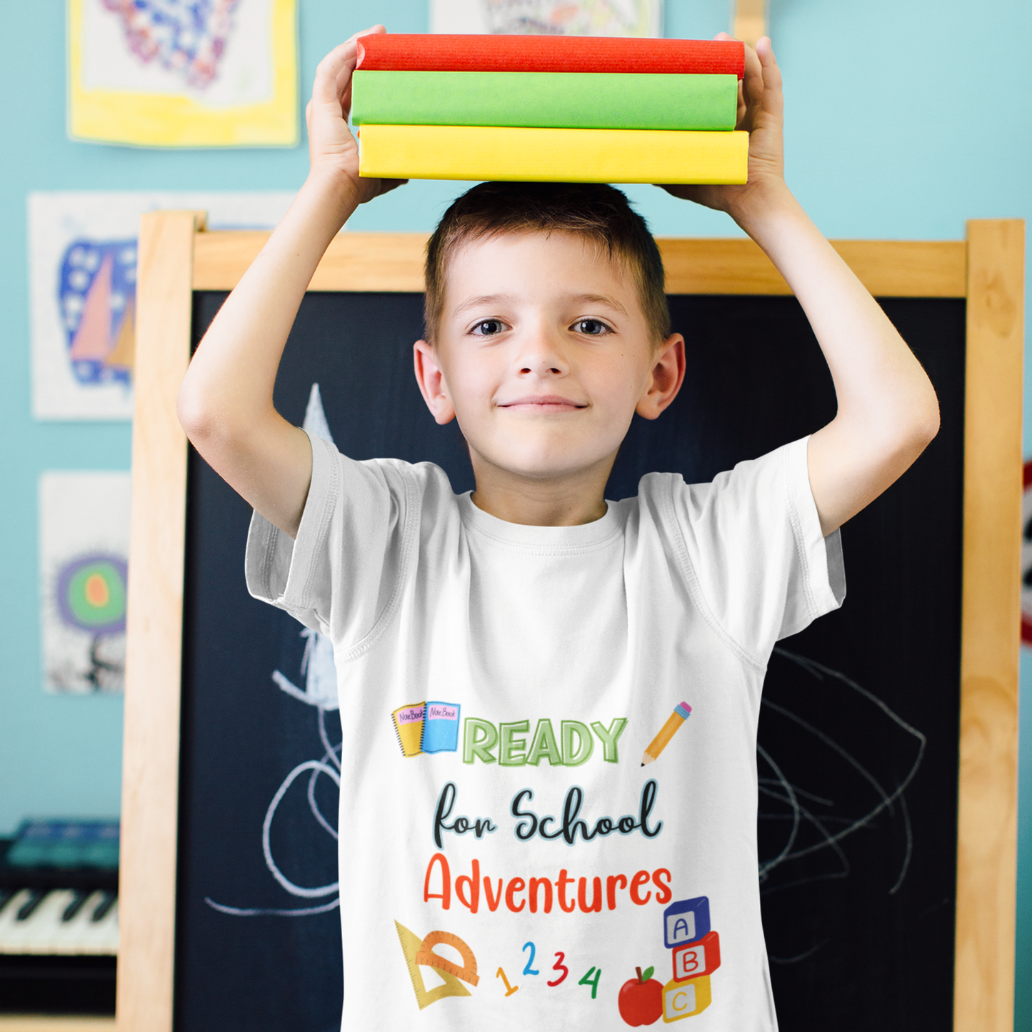 Camiseta para niño - Ready for School Adventures - Ropa de regreso a clases.