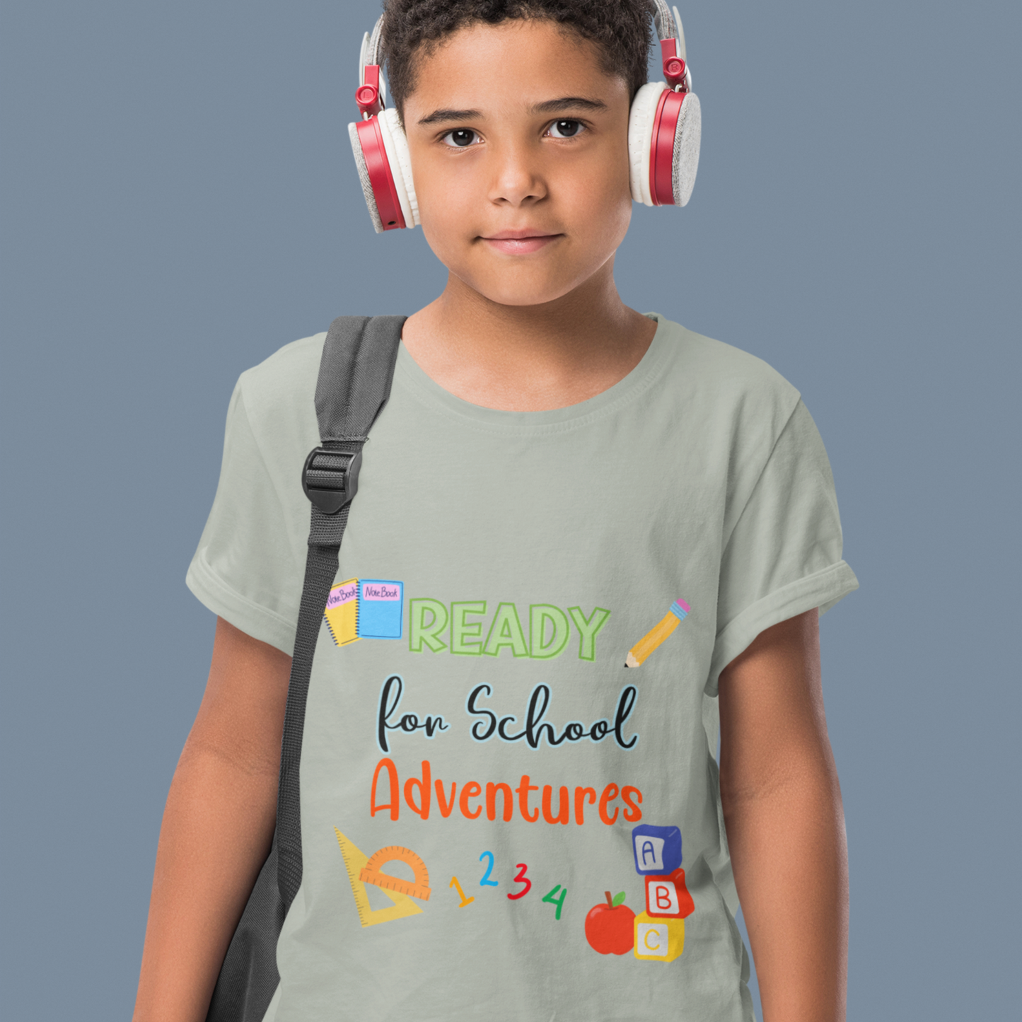 Camiseta para niño - Ready for School Adventures - Ropa de regreso a clases.