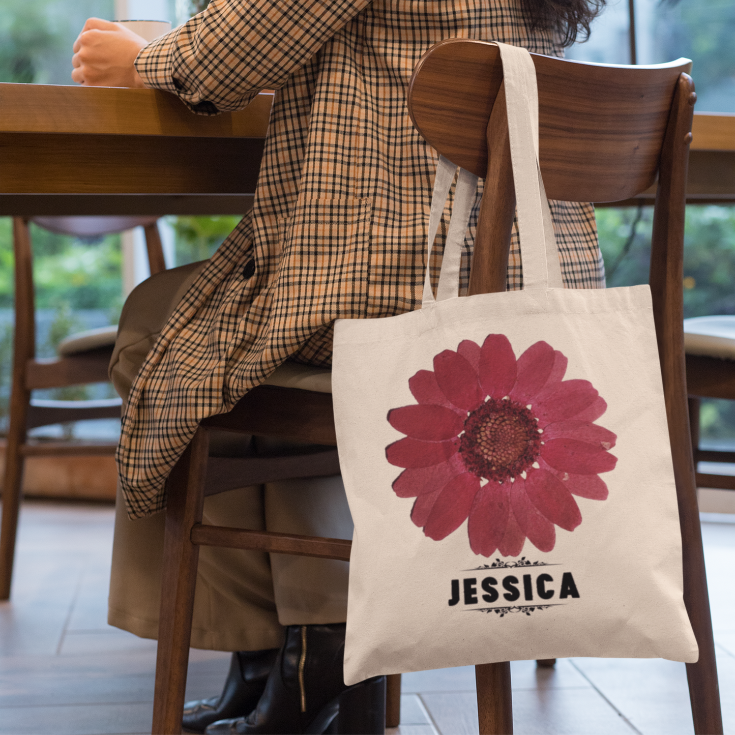 Personalized Cotton Tote Bag with Name – Perfect for Unique Gifts and Everyday Use.