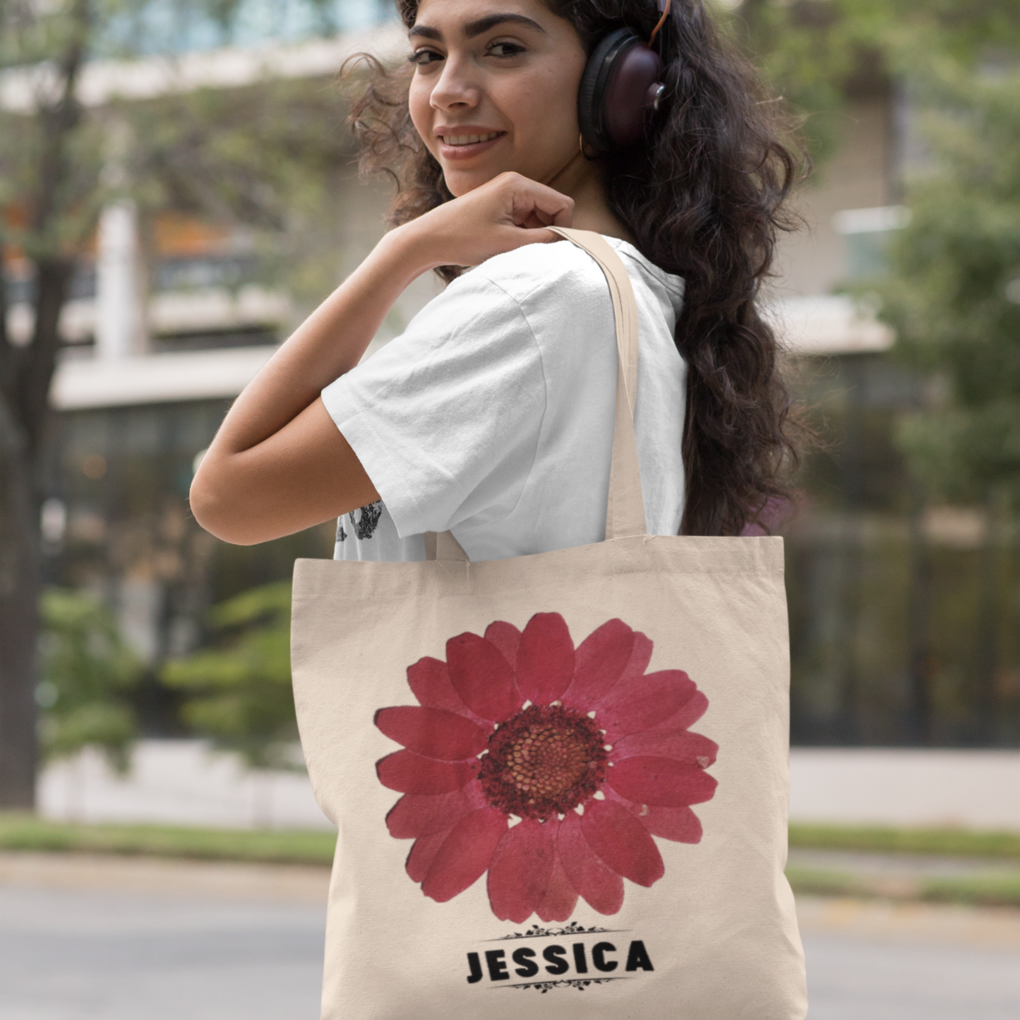 Personalized Cotton Tote Bag with Name – Perfect for Unique Gifts and Everyday Use.