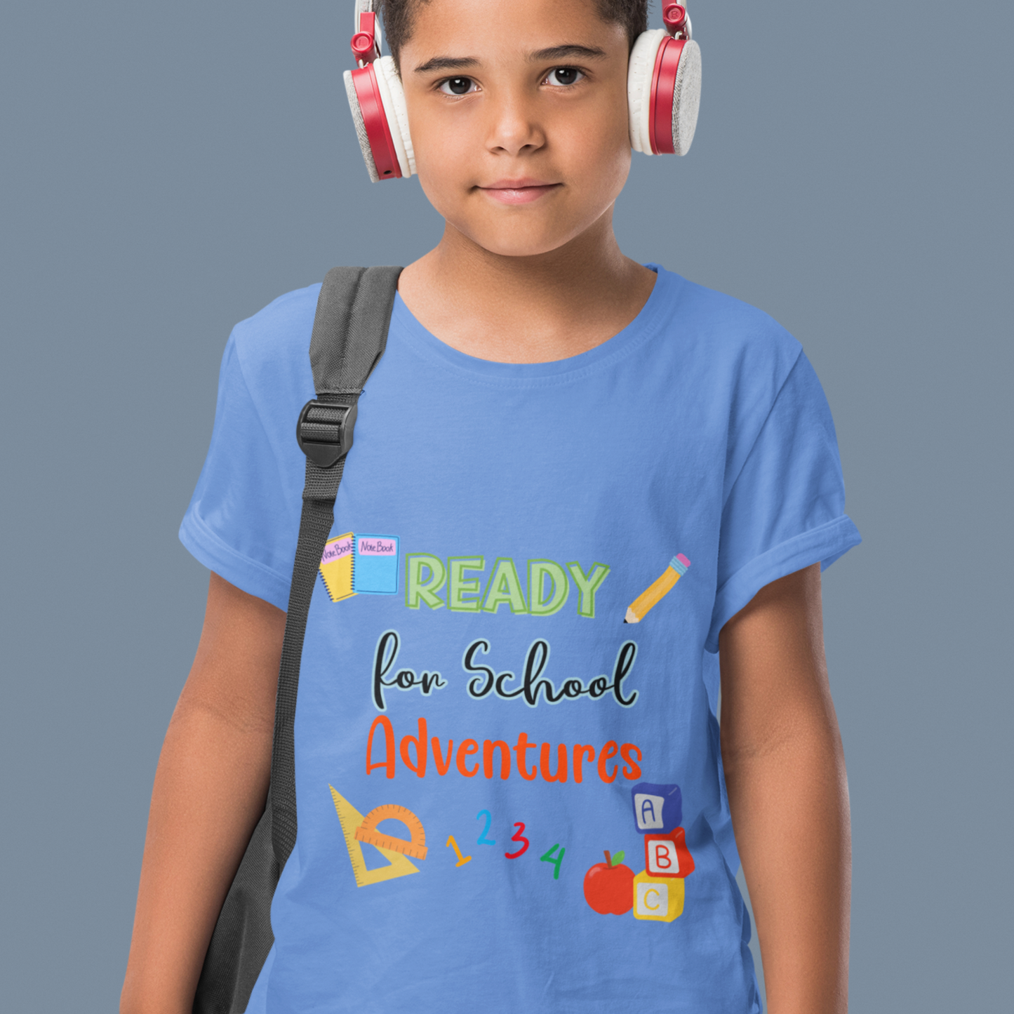 Camiseta para niño - Ready for School Adventures - Ropa de regreso a clases.