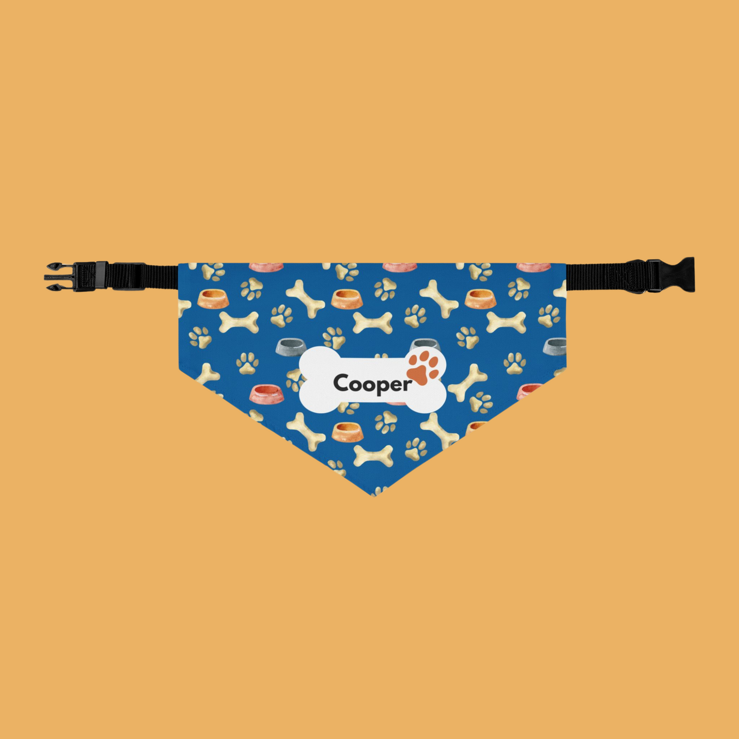 Personalized Pet Bandana Collar – Stylish and Customizable for Your Pet.