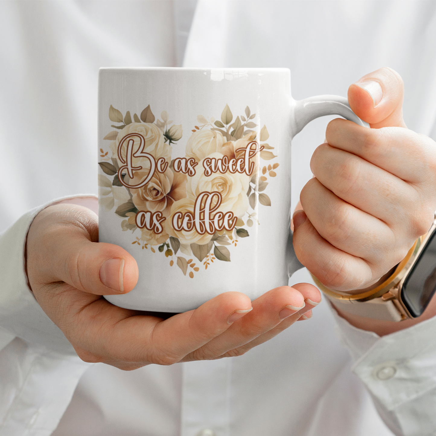 Wedding Mug Set: Romantic Breakfast for Two.