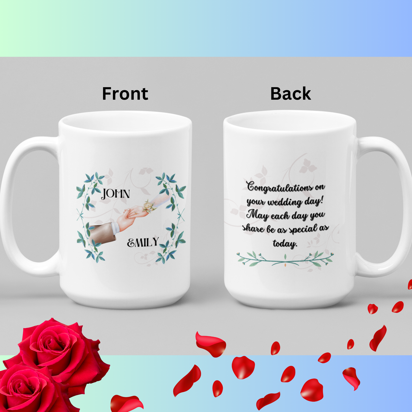 Wedding Gift Mug Set: An Unforgettable Present for Newlyweds.